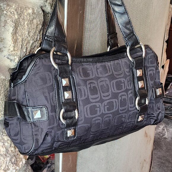 Payless Shoe Source Black Embellished Shoulder Bag - Picture 12 of 14